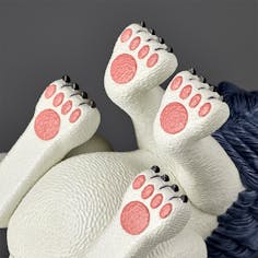 三沢厚彦 ANIMALS ライオン グレーソフトビニール完成品